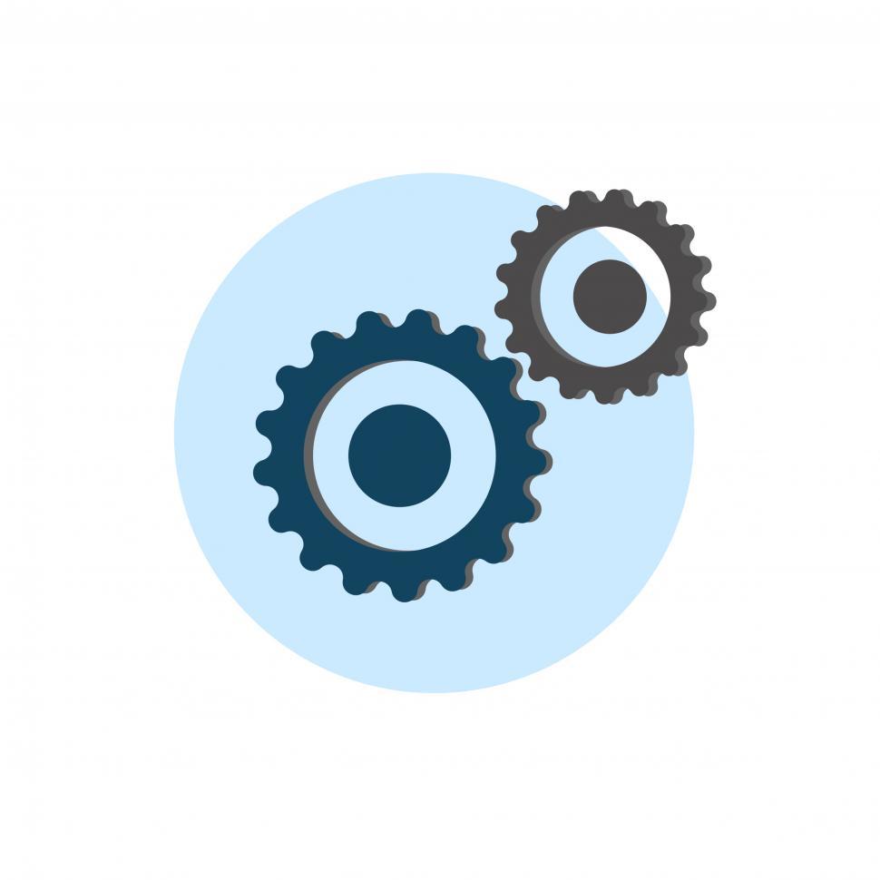 Free Image of Gears vector icon 