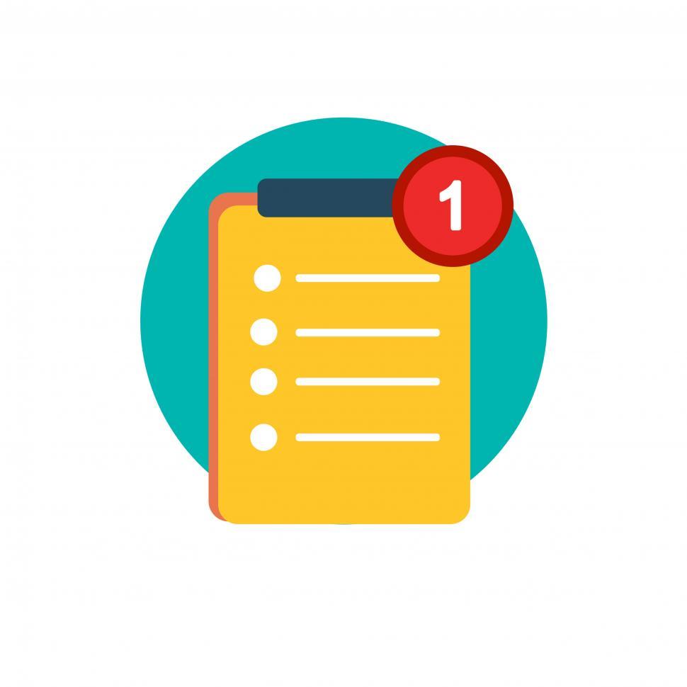 Free Image of Clipboard and checklist vector icon 