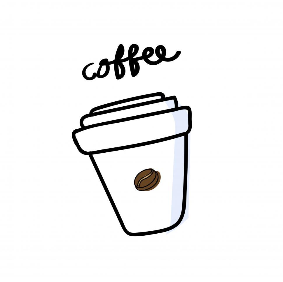 Free Image of Disposable coffee mug vector icon 