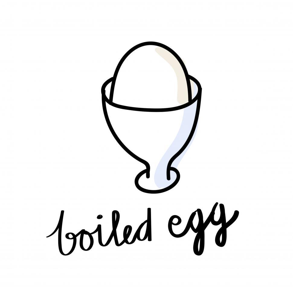 Free Image of Boiled egg vector icon 