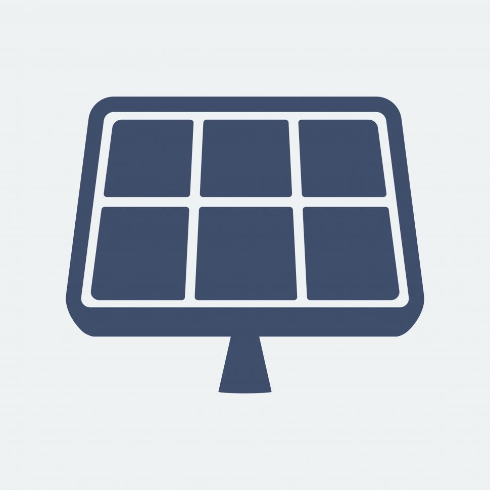 Free Image of Solar panel vector icon 