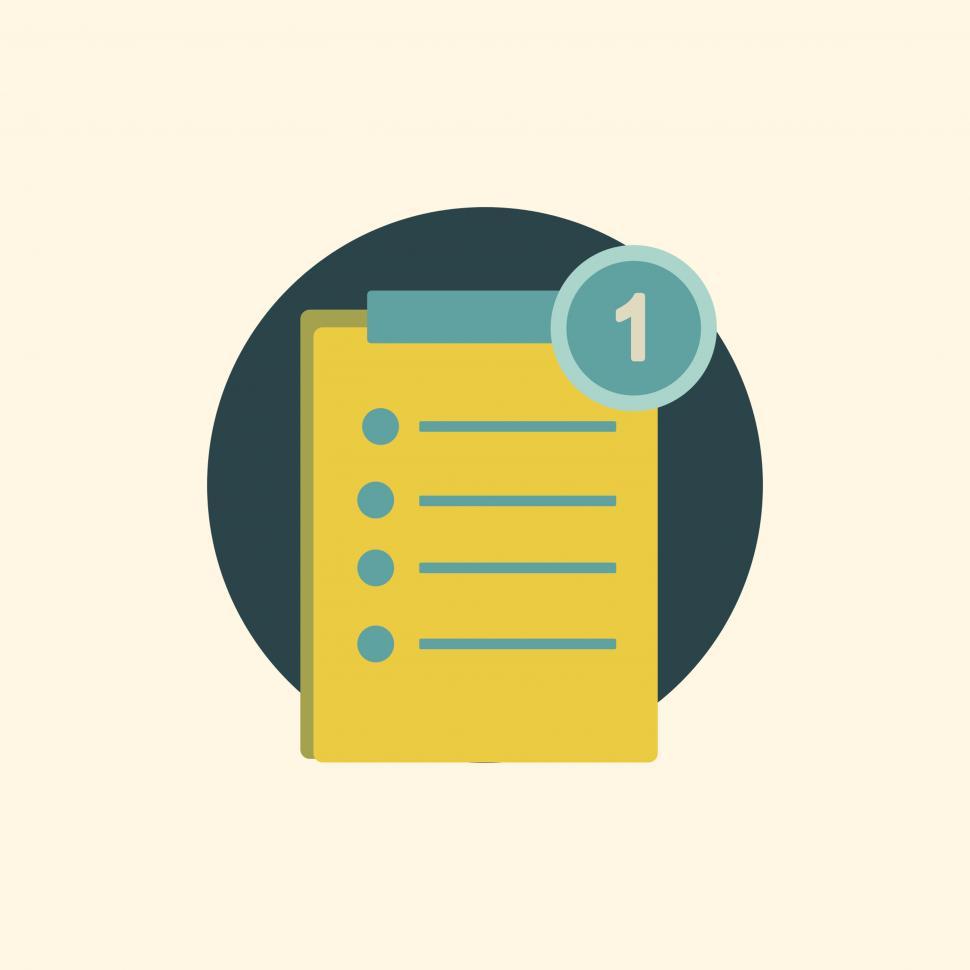 Free Image of Clipboard and checklist vector icon 