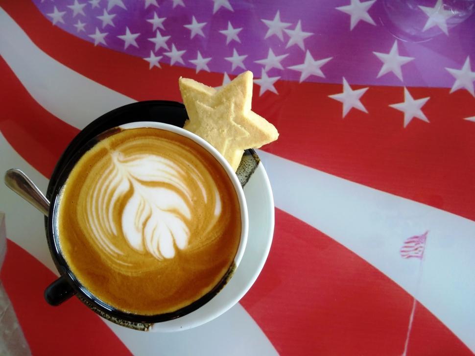 Free Image of Hot Coffee American Theme  