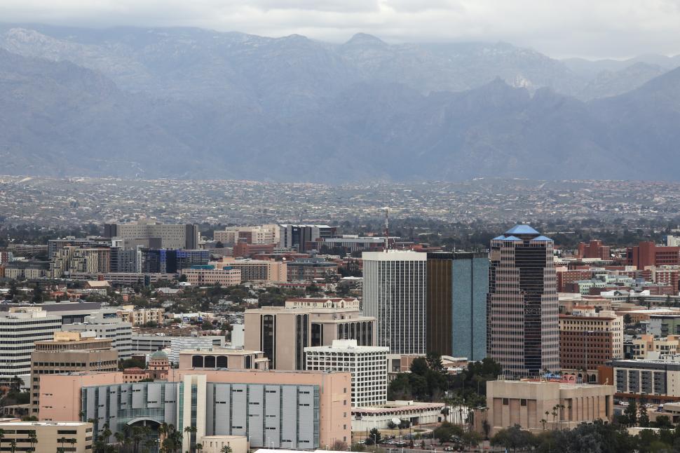 Free Image of Buildings in Tucson, Arizona 