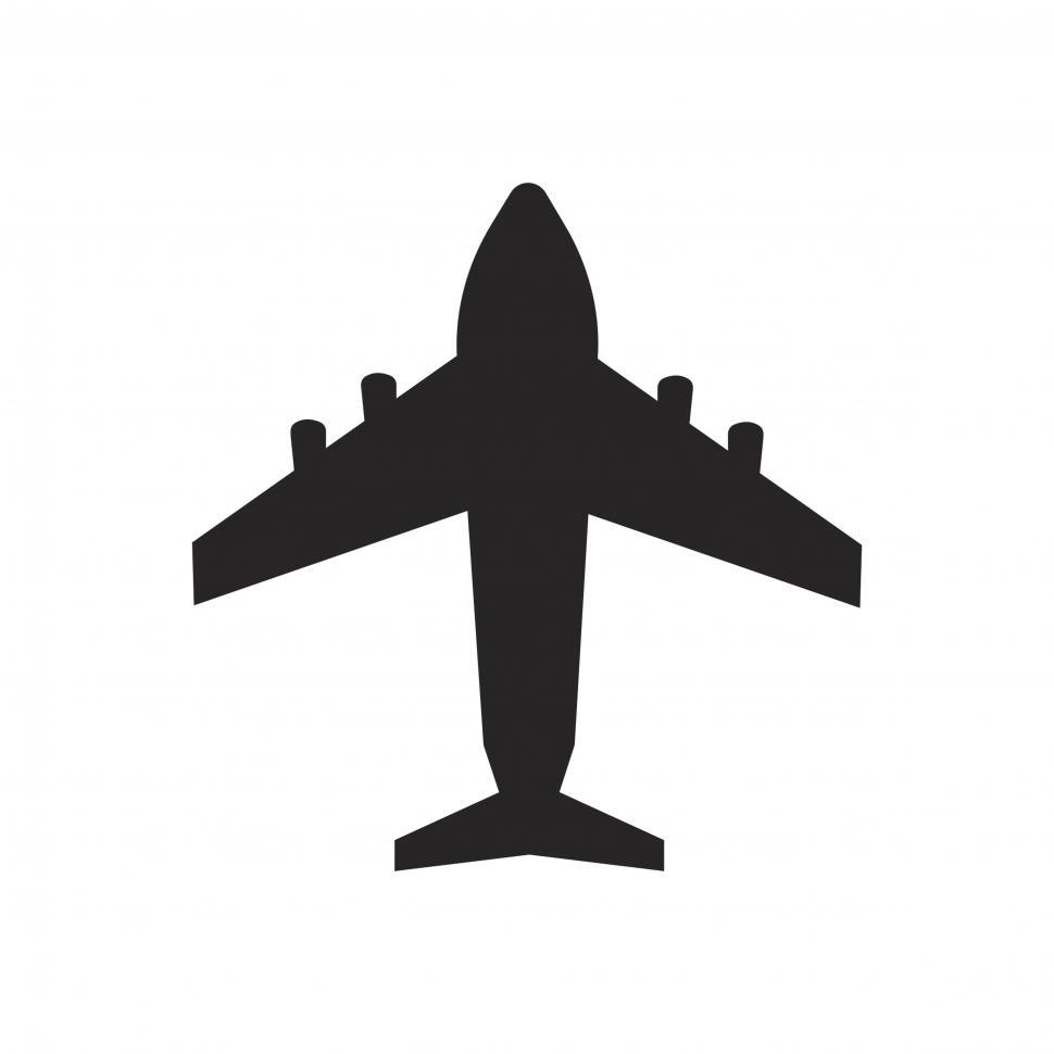 Free Image of Airplane vector icon 