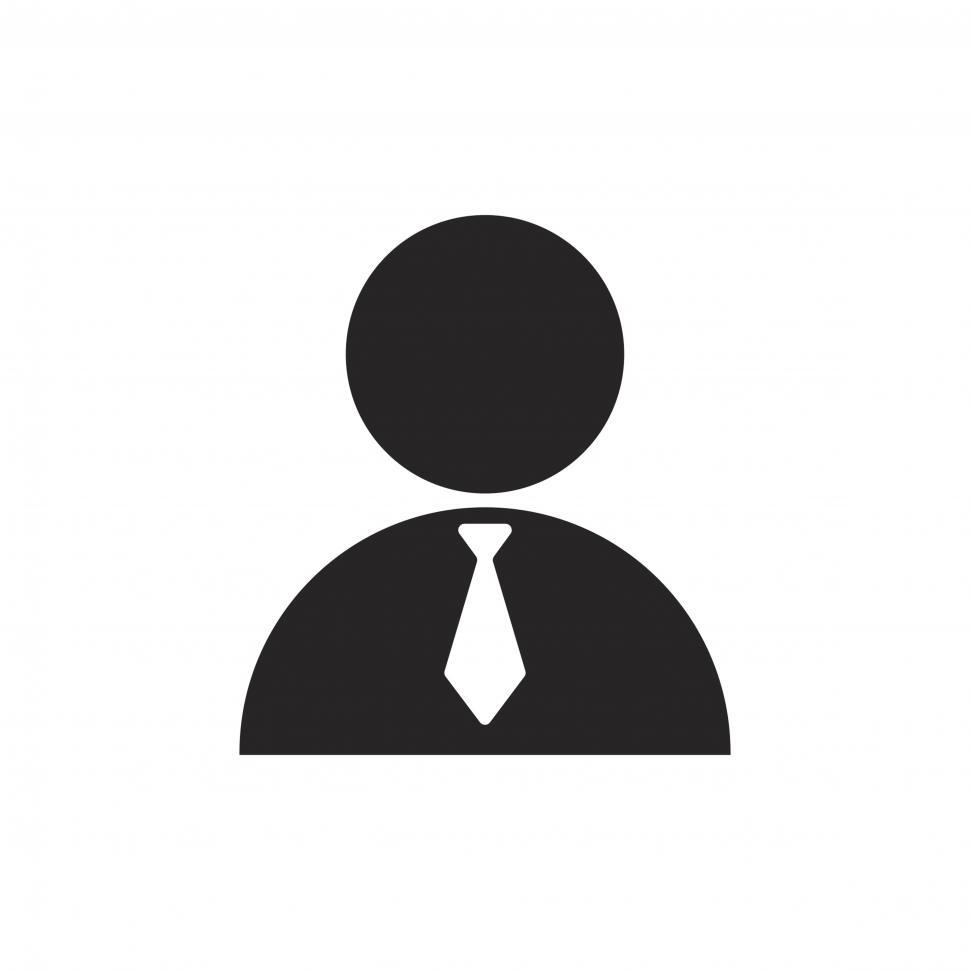 Free Image of Business man profile vector 