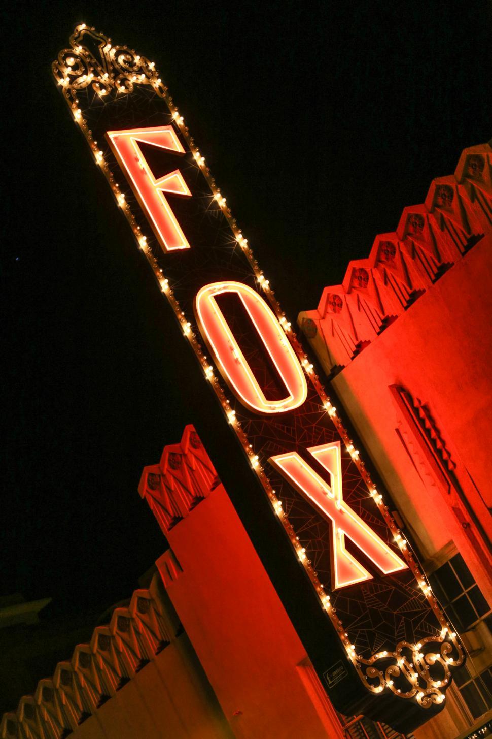 Free Image of Fox Theater Marquee 