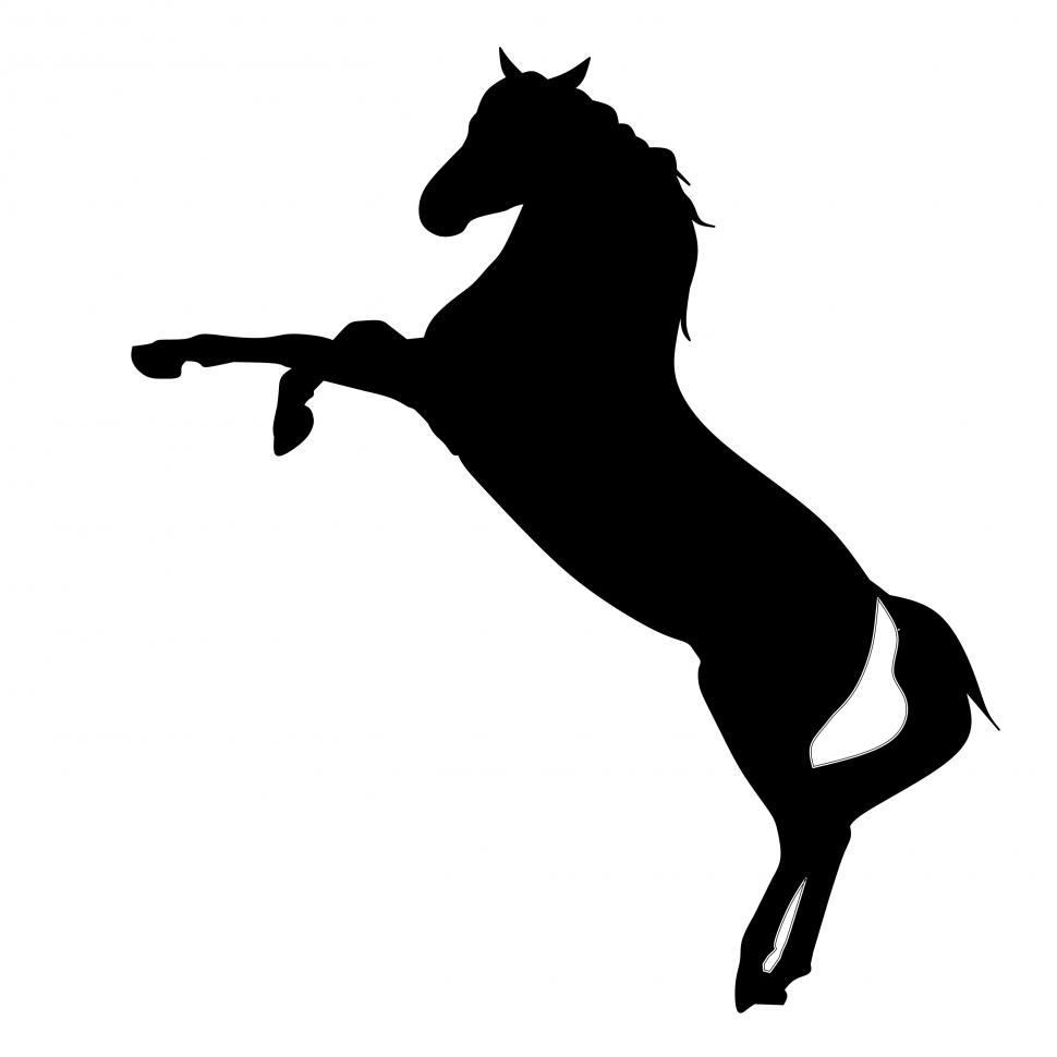 Free Image of Horse silhouette  