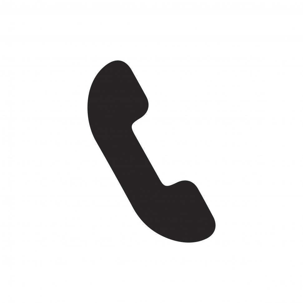 Free Image of Telephone receiver vector icon 