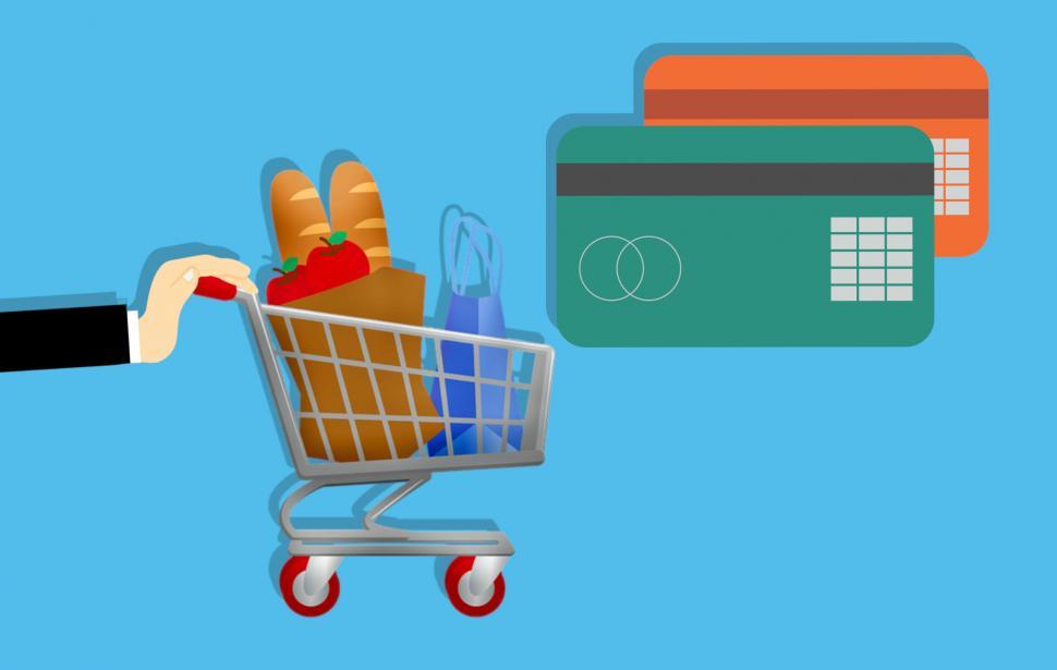 Free Image of Shopping credit card  