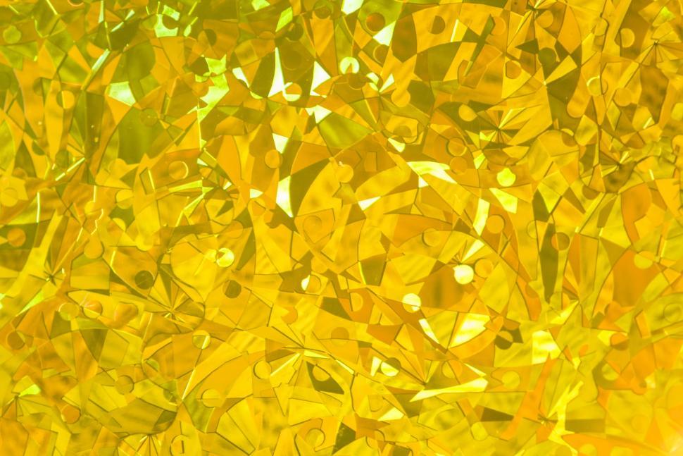 Free Image of Close up of abstract golden glass mosaic 