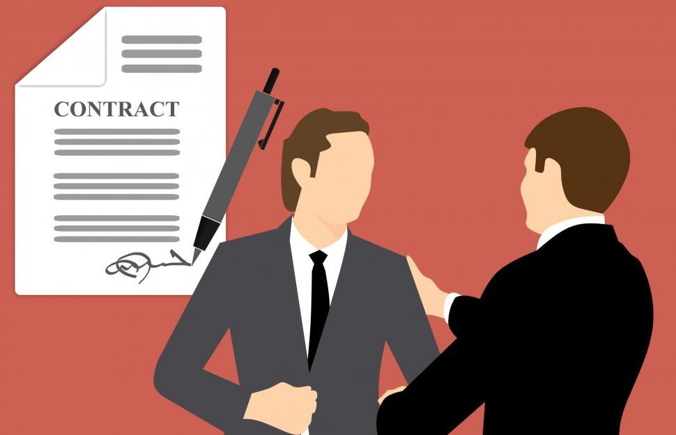 Free Image of Business contract  