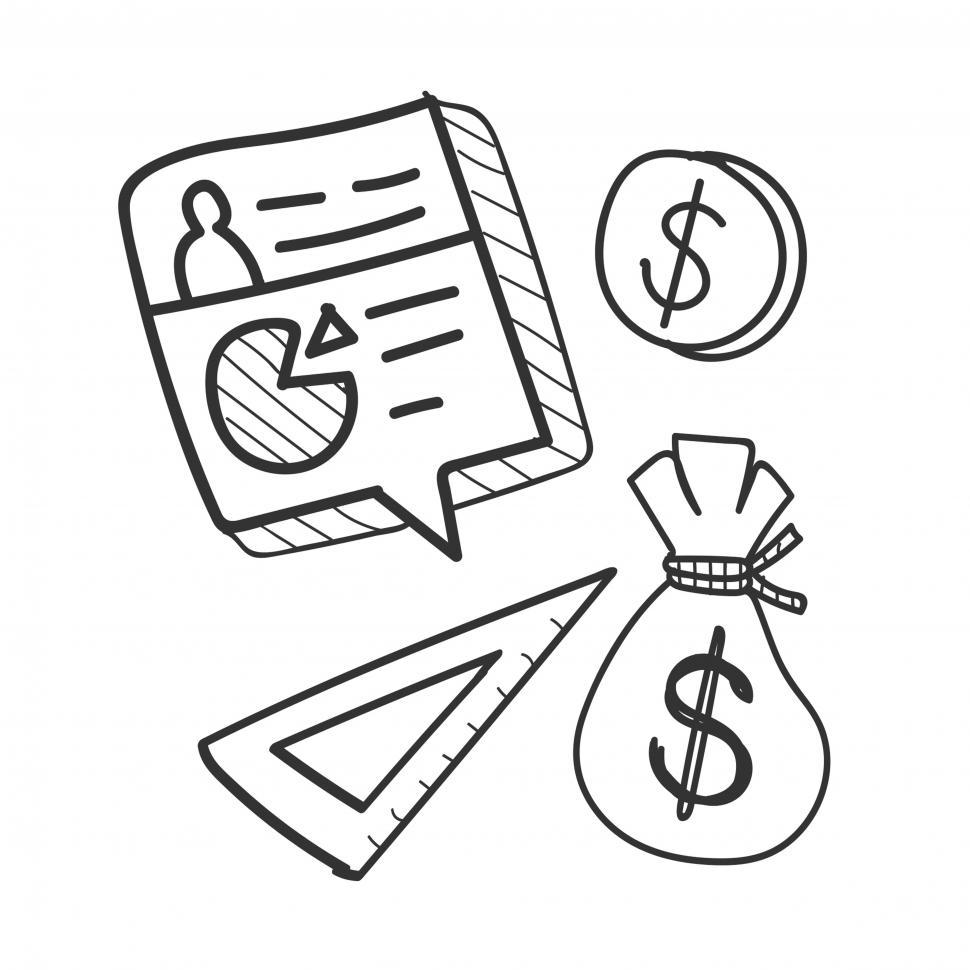 Free Image of Business and finance icons vector 