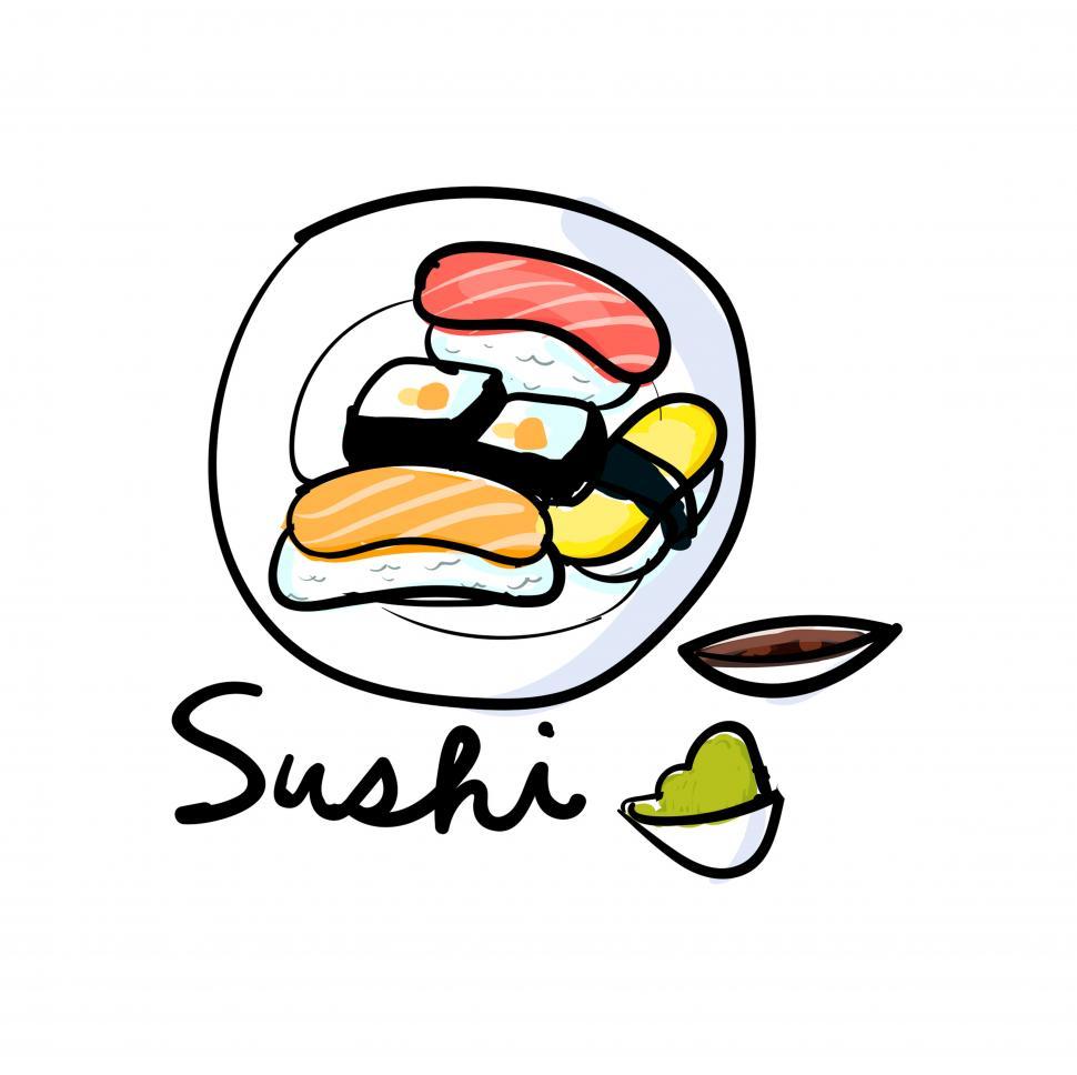 Free Image of Sushi vector icon 