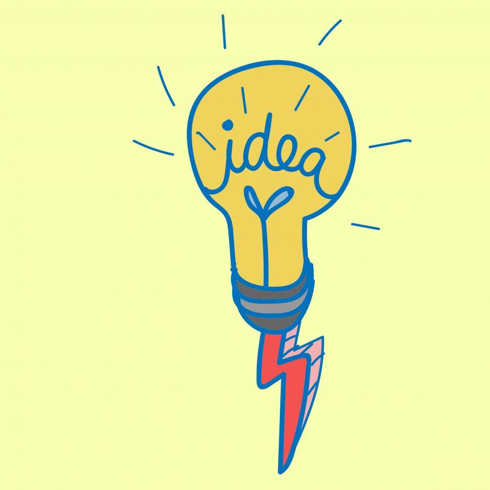 Free Image of Idea bulb icon vector 