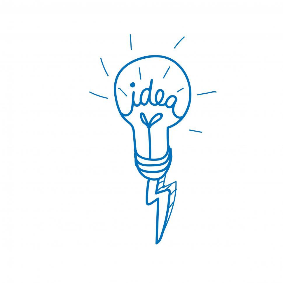 Free Image of Idea bulb icon vector 