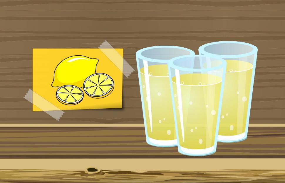 Free Image of Lemon juice  