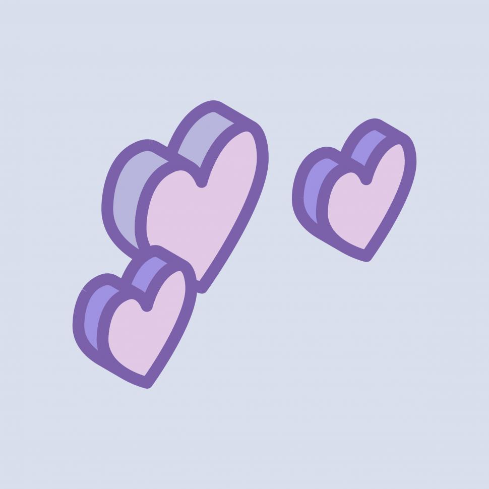Free Image of Heart vector icons 