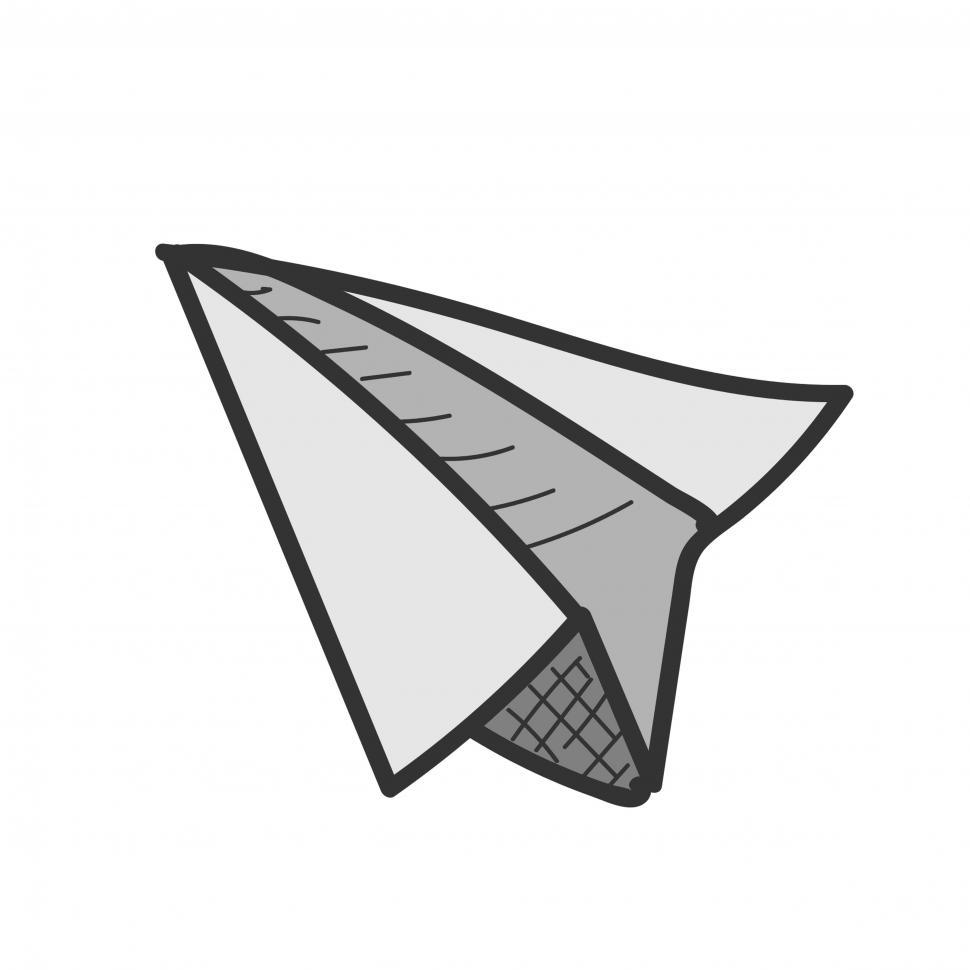 Free Image of Paper plane icon vector 