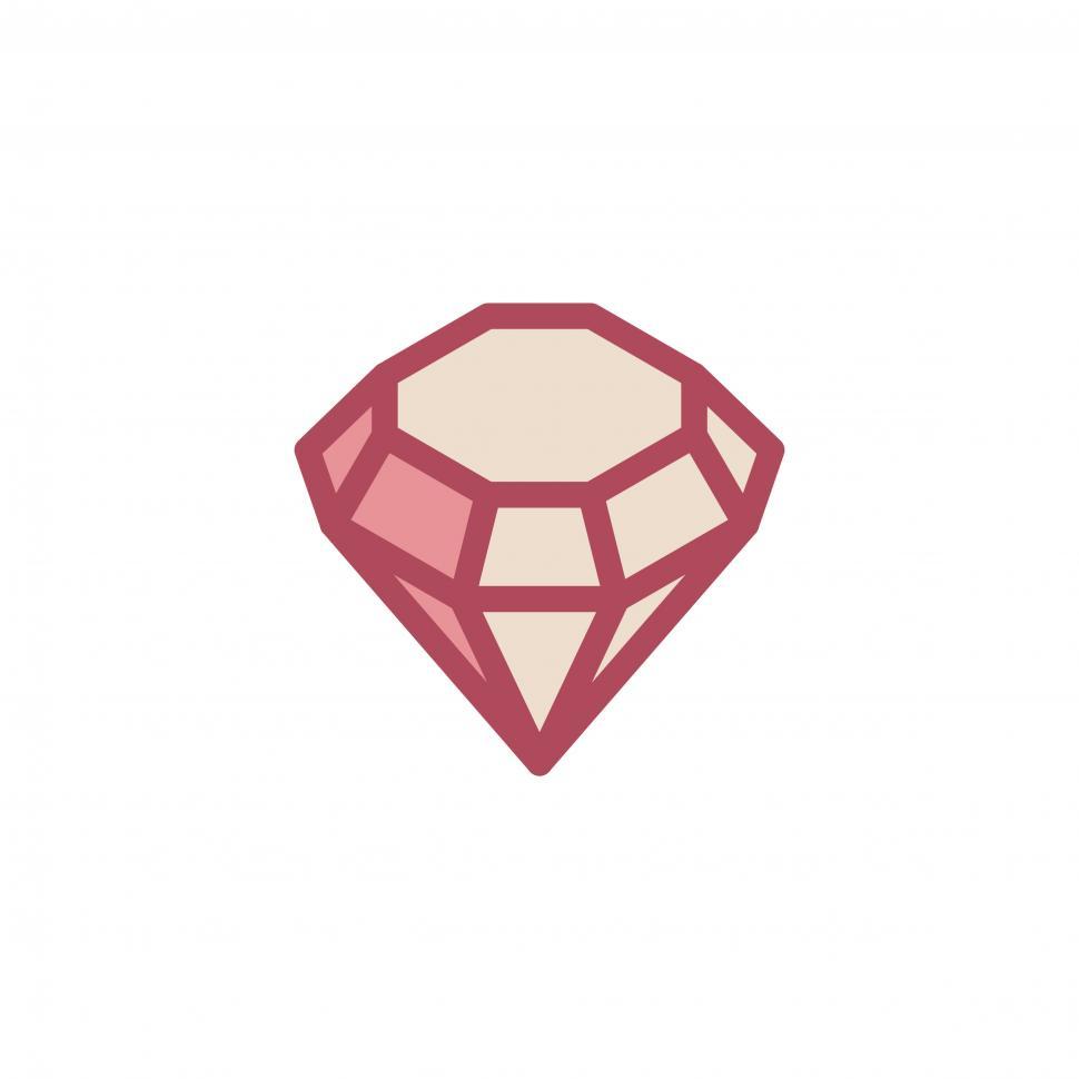 Free Image of Diamond vector icon 