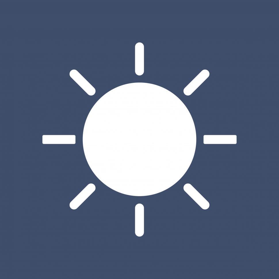 Free Image of Shining Sun vector icon 