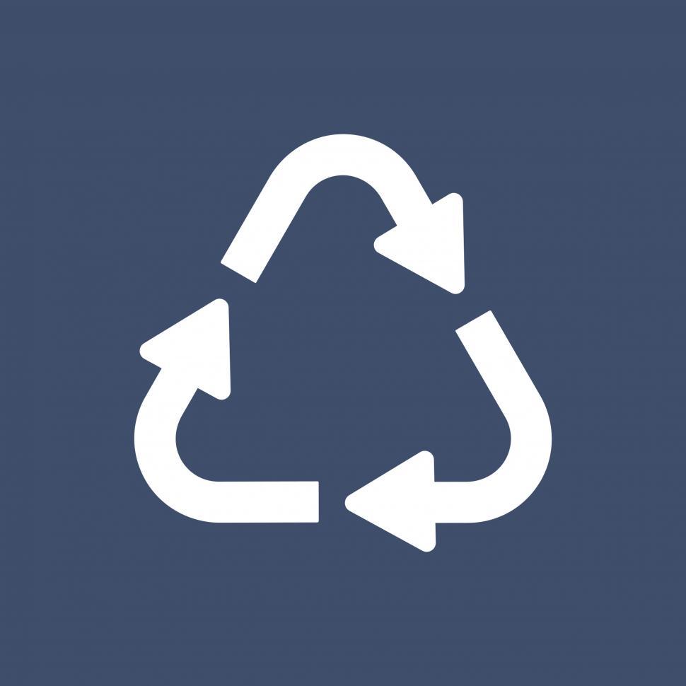 Download Free Stock Photo of Recycle symbol vector 