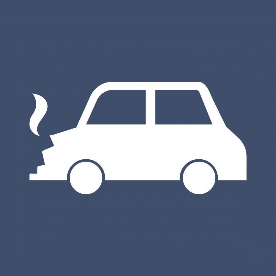 Free Image of Broken car vector icon 