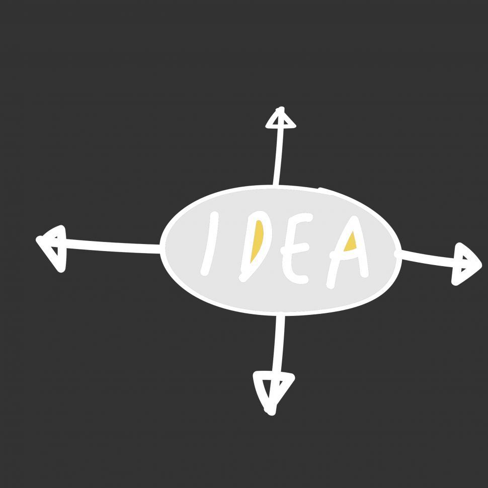 Free Image of Idea direction vector 