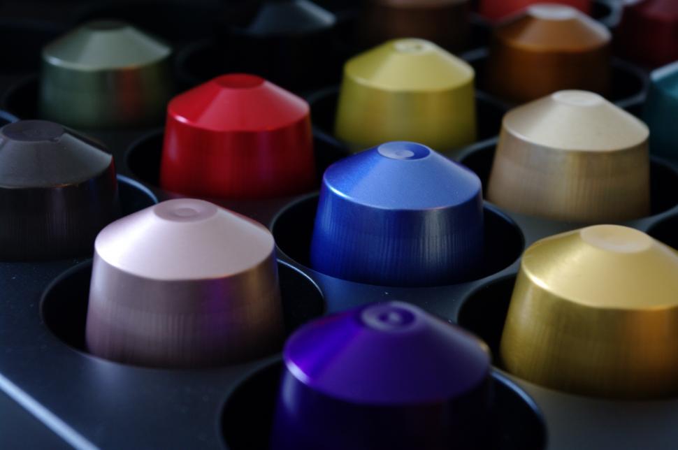 Free Image of Assorted Colorful Buttons Close-Up 