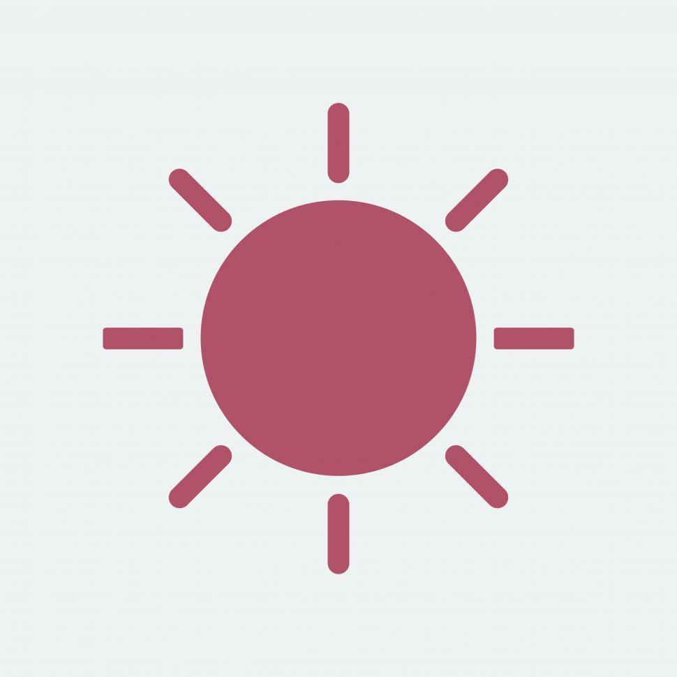 Free Image of Shining Sun vector icon 