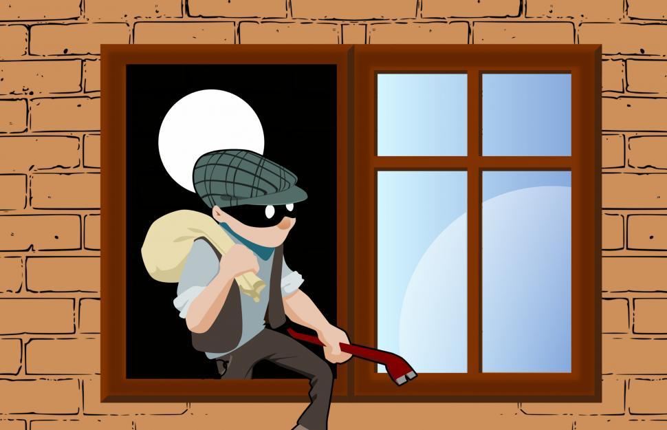Download Free Stock Photo of House thief's  