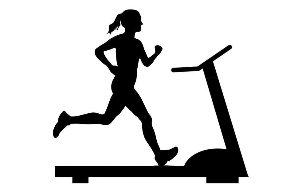 Free Image of Treadmill silhouette  