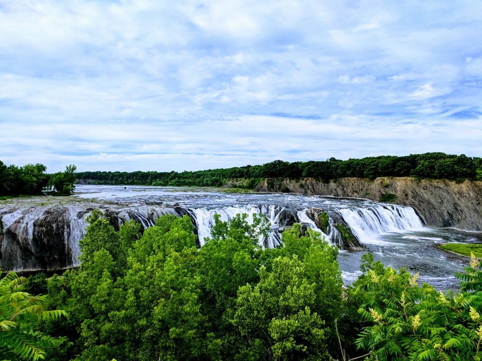 Free Image of Waterfall - Cohoes Falls - New York  