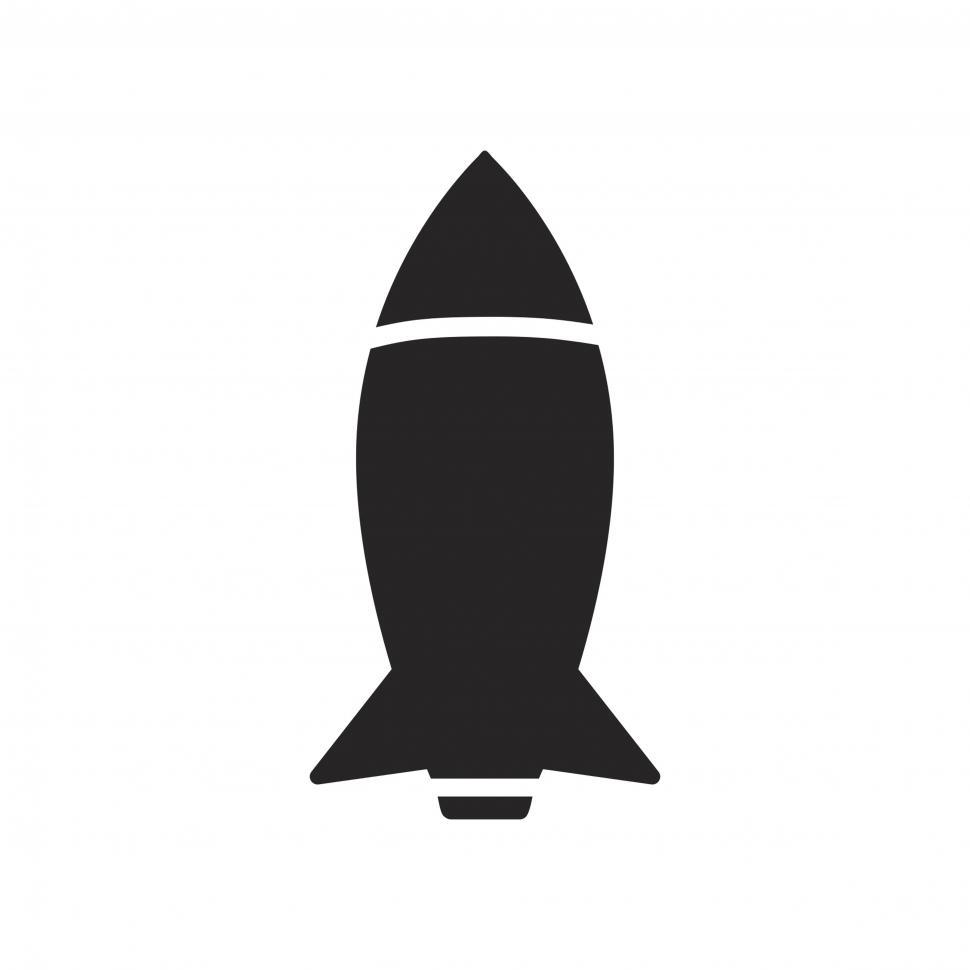 Free Image of Rocket icon vector 