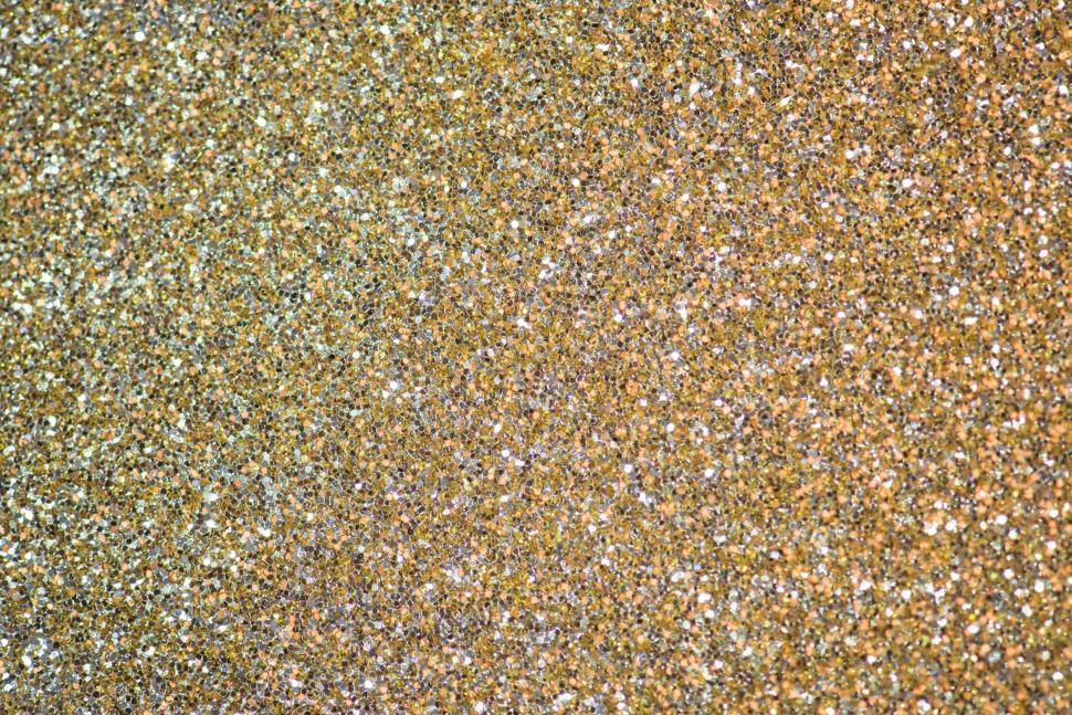 Free Image of Golden glitter sparkles 
