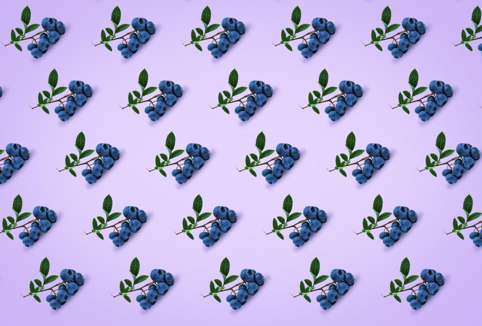 Download Free Stock Photo of Healthy Eating - Blueberries - Abstract Pattern 
