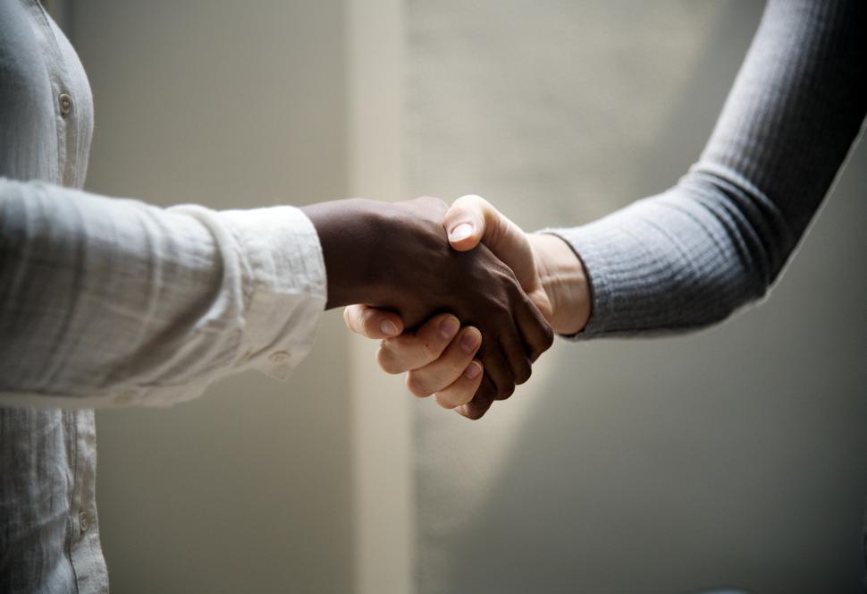 Free Image of Handshake between two people 