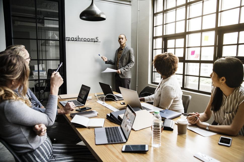 Free Image of Working group at a modern office 