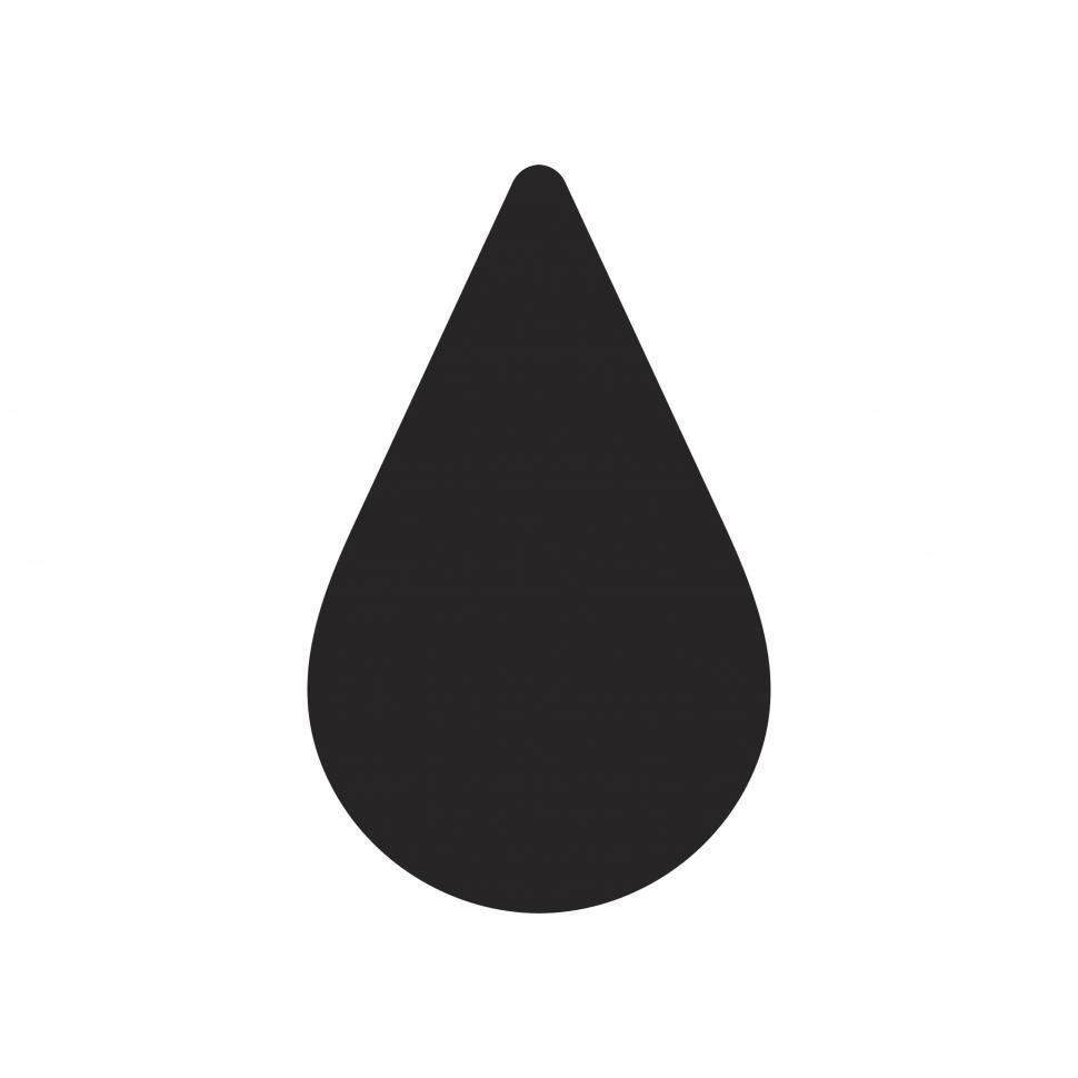 Download Free Stock Photo of Drop vector icon 