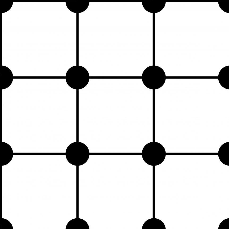 Free Image of Repeating dot connection vector pattern 