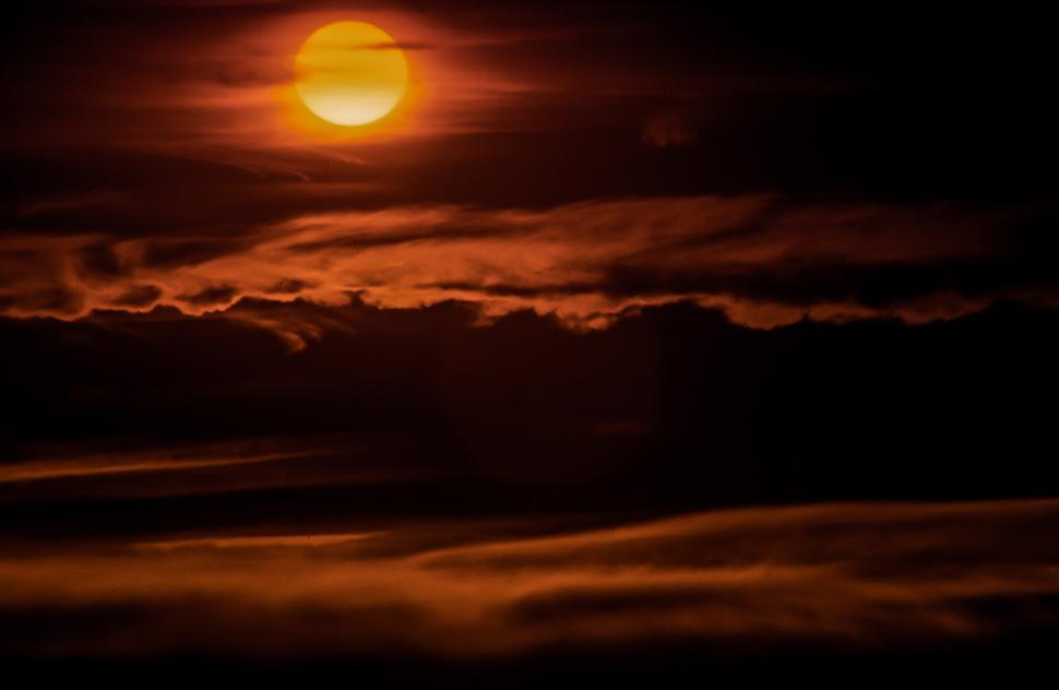 Free Image of Sunset Drama 