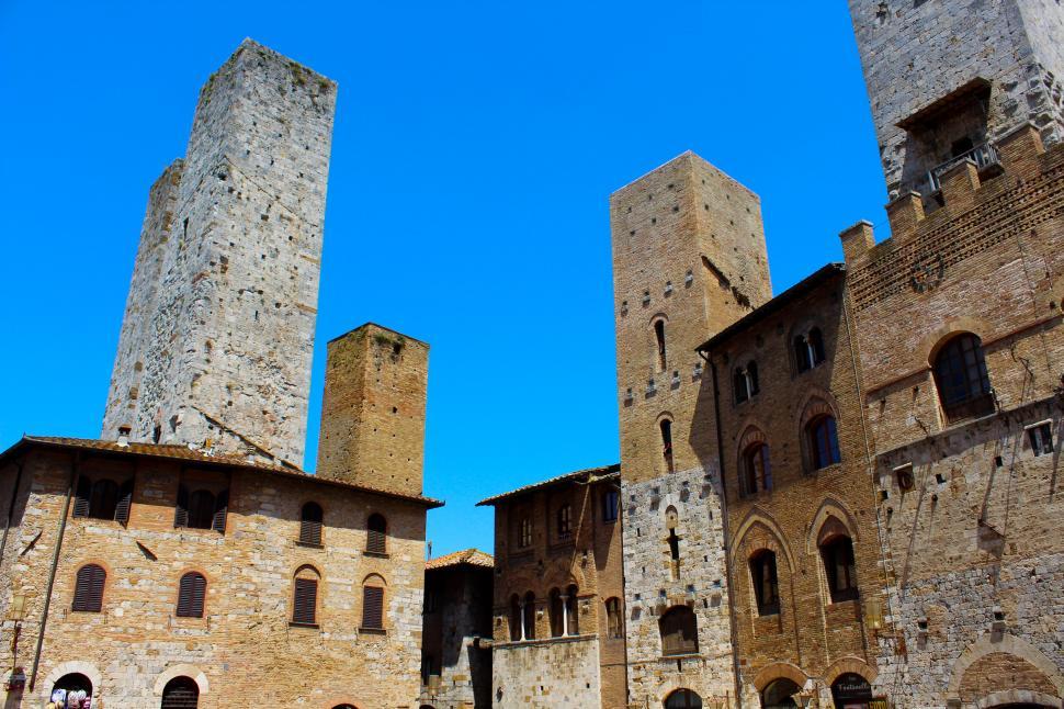 Free Image of Romanesque and Gothic Architectural Details - San Gimignano - Tu 