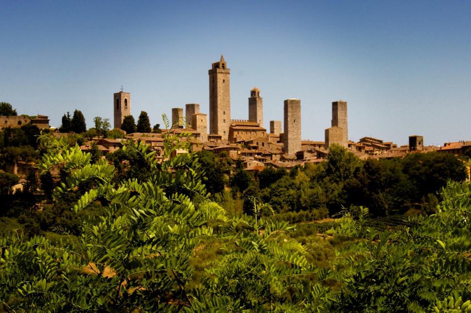 Free Image of San Gimignano - Walled Medieval Town - Tuscany - Italy 