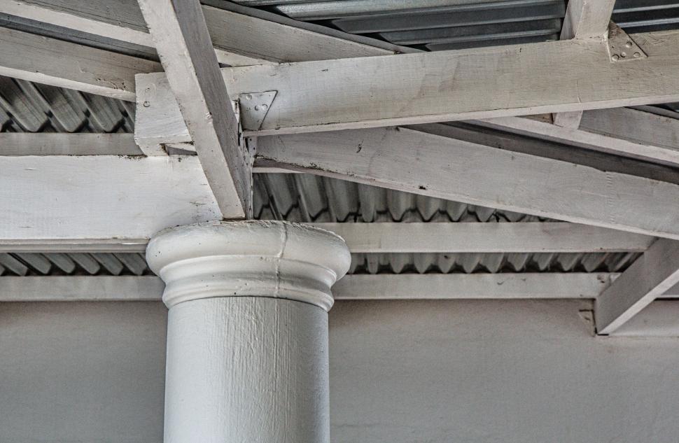 Free Image of beams rafters roof architecture construction ceiling support 