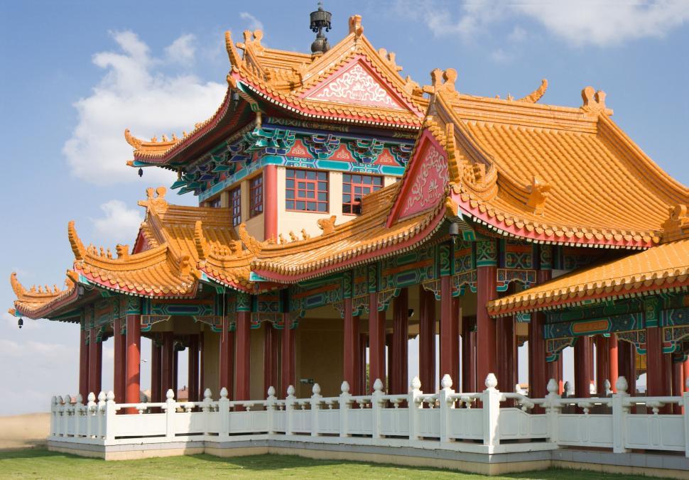 Free Image of temple buddhism religion worship nan hua temple south africa architecture culture religious fo guang shan buddhist monastery building asia asian 