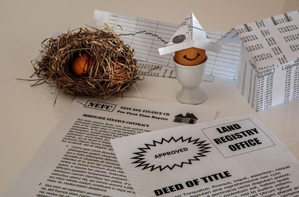 Free Image of Birds Nest Perched on Newspaper 