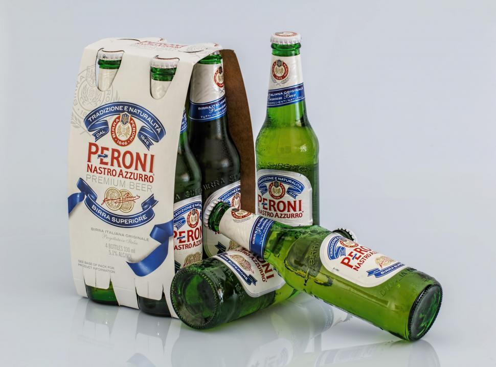 Free Image of Two Bottles of Beer Together 