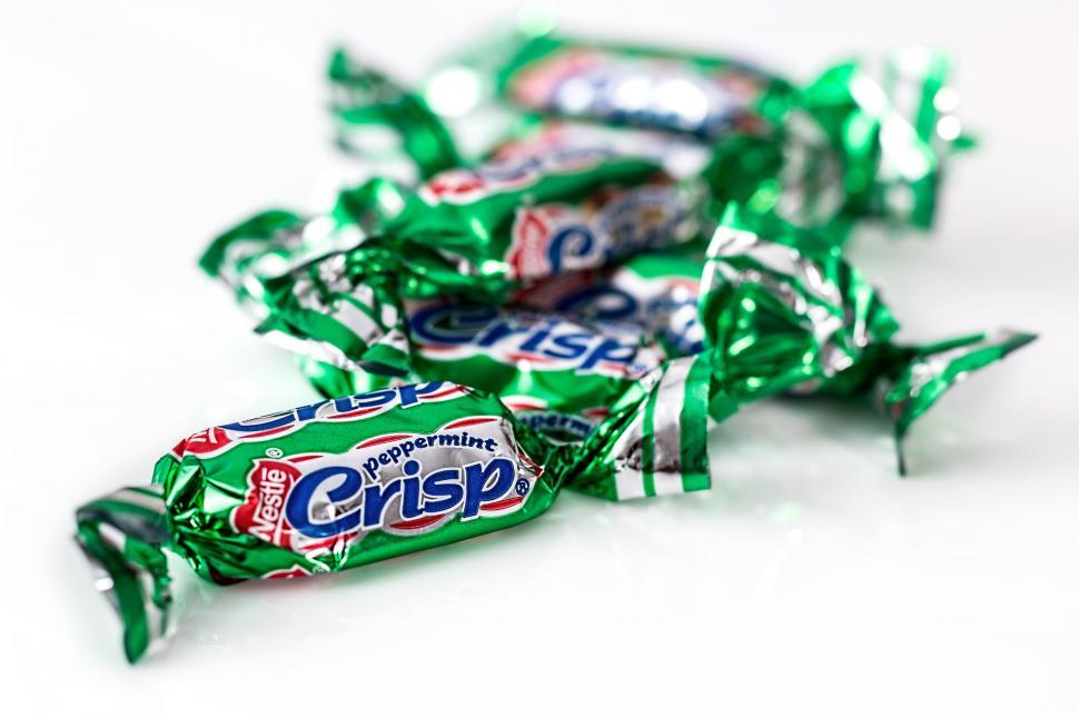 Free Image of Close Up of a Group of Candy Bars 