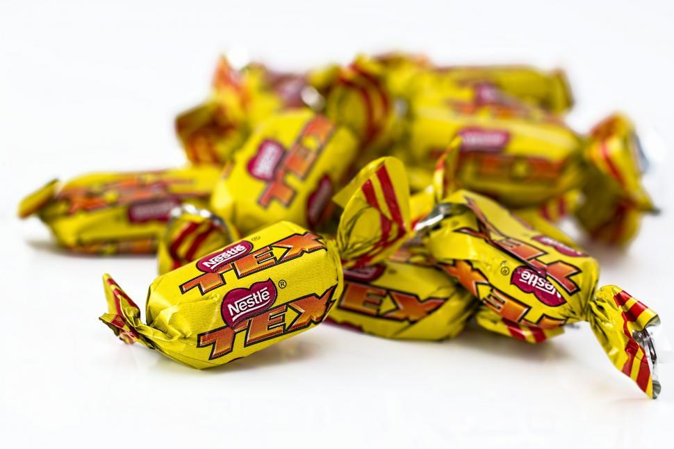 Free Image of Close Up of a Pile of Candy 