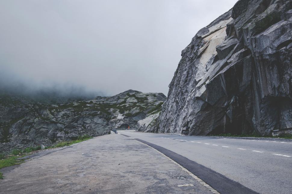 Free Image of An Empty Road in Mountain 